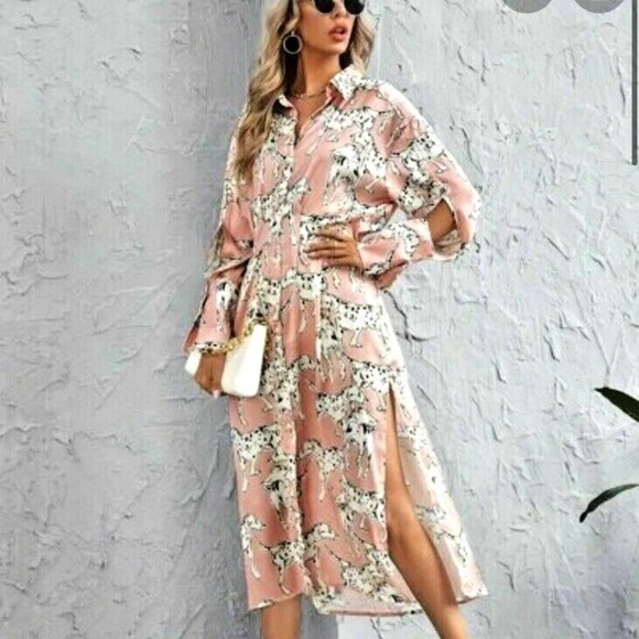 ZARA DALMATIAN DOG PRINTED LONG SHIRT - Picture 6 of 13